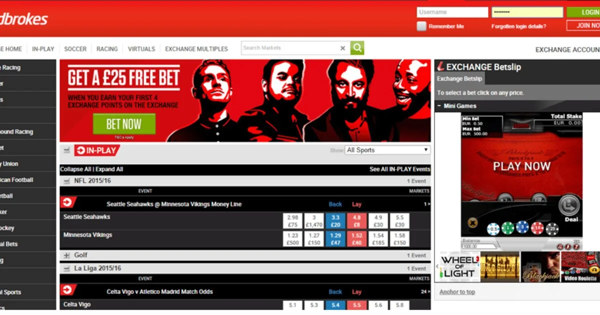 The ladbrokes exchange